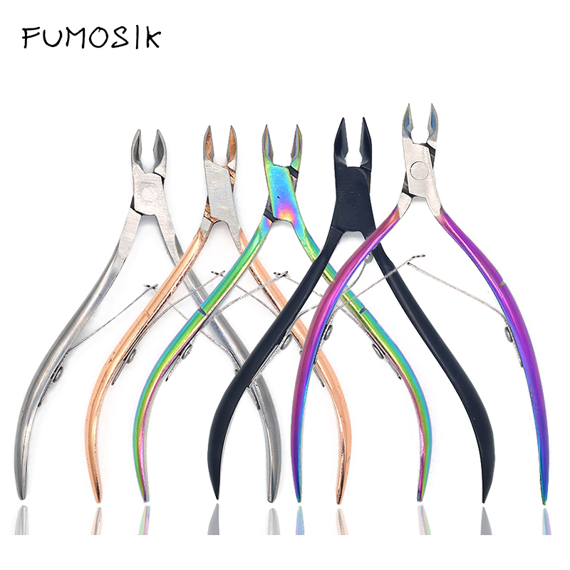 Best of Nail Cuticle Nipper Scissors Stainless Steel Manicure Colorful Clipper Dead Skin Remover Pedicure Eagle Beak Pliers Reviews & Tips