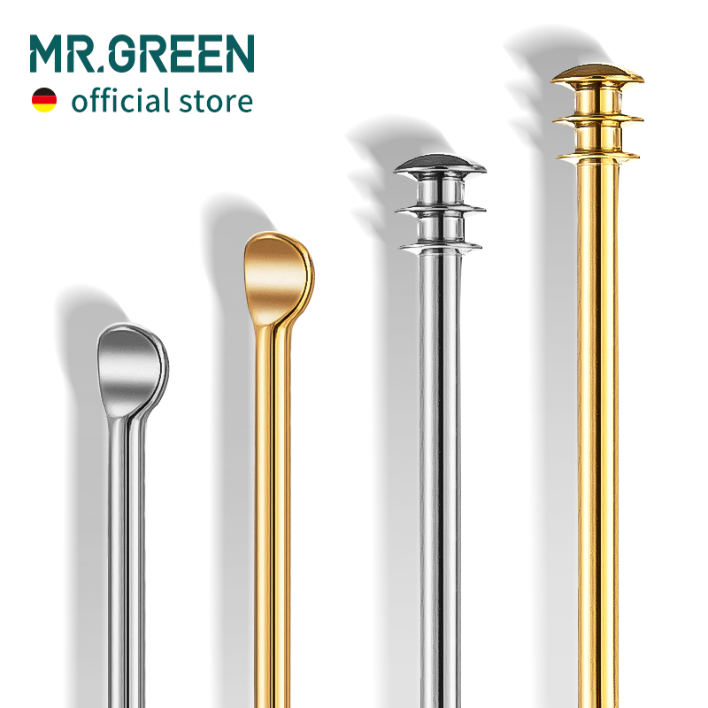 Best of MR.GREEN Double End Ear Pick 360° Cleaning Three Ring Ear Wax Removal Ear Remover Cleaner Stainless Steel Spoon Ear Care Tools Reviews & Tips - Image 6