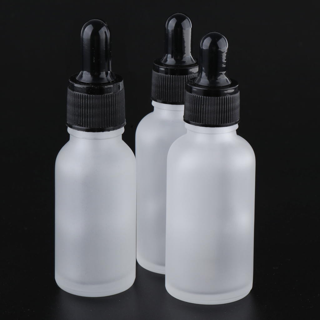 1oz Clear Glass Dropper Bottles Eye Dropping Pipette Essential Oils Vial 30x