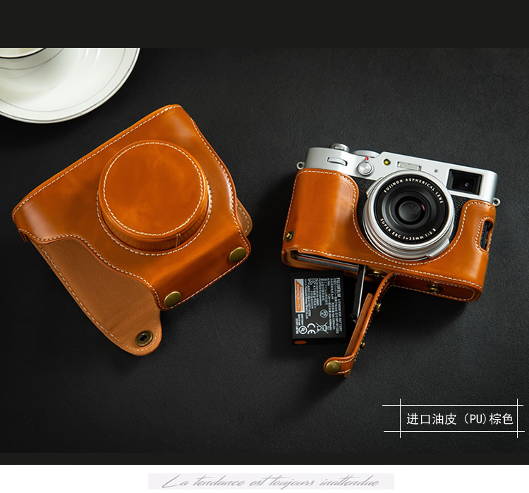 Other Electronics Fujifilm Fuji X100V Camera Bag Covers Cowhide