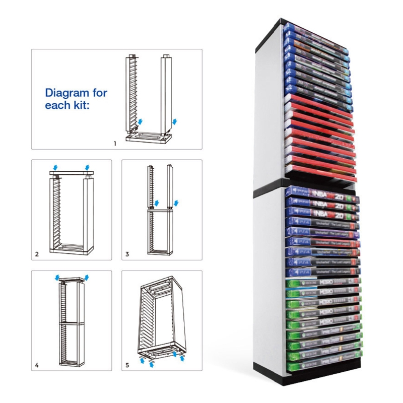 Title 3, Host Disc Double-layer Storage Box Holder For P...