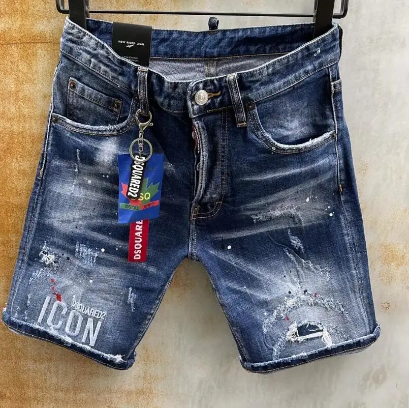Top Clothing Dsquared2 Summer Men Jeans Slim Fit Shorts High Quality D ...