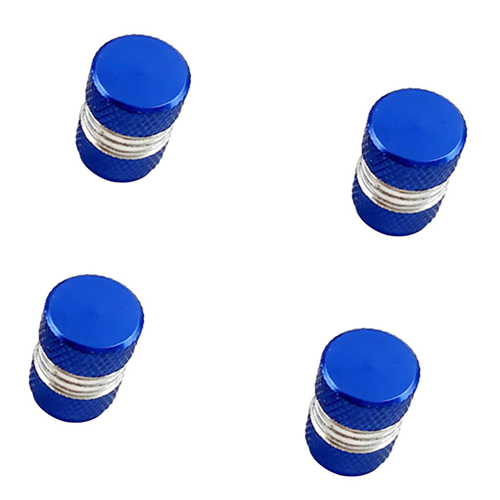 4 Pieces Aluminum Tire/Rim Valve/Wheel Air Port Cover Stems  Truck Precision Casting Technology Durable