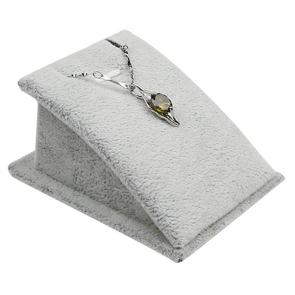 1Pc Jewelry Stand Holder for Counter Show Props Pendants Necklaces Chains Gifts Organizer Velvet Mini Protable Display Rack