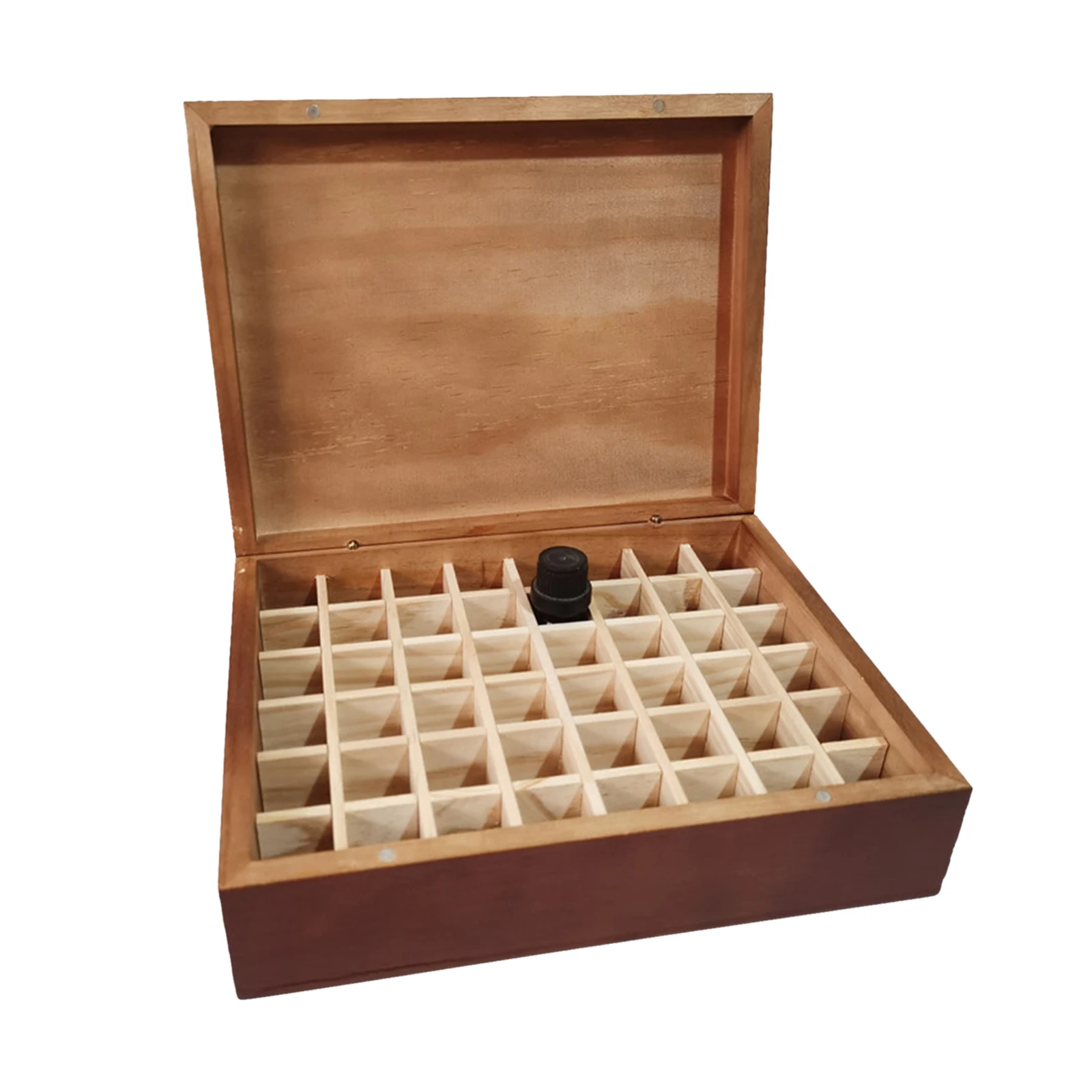 Portable Essential Oil Storage Holder 48 Slots 5ml Carry Organizing Wooden