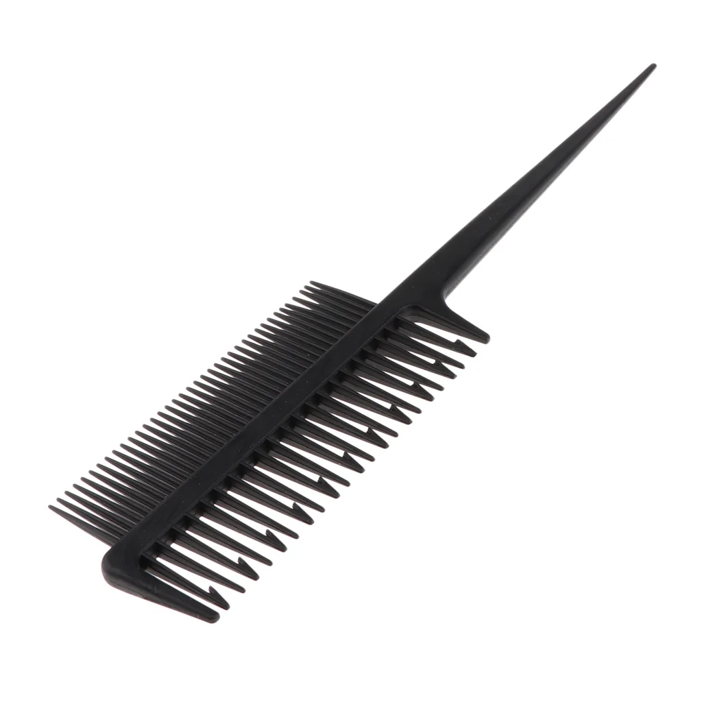 Professional 2 Way Hair Weave Weaving Highlighting Teasing Hair Styling Comb