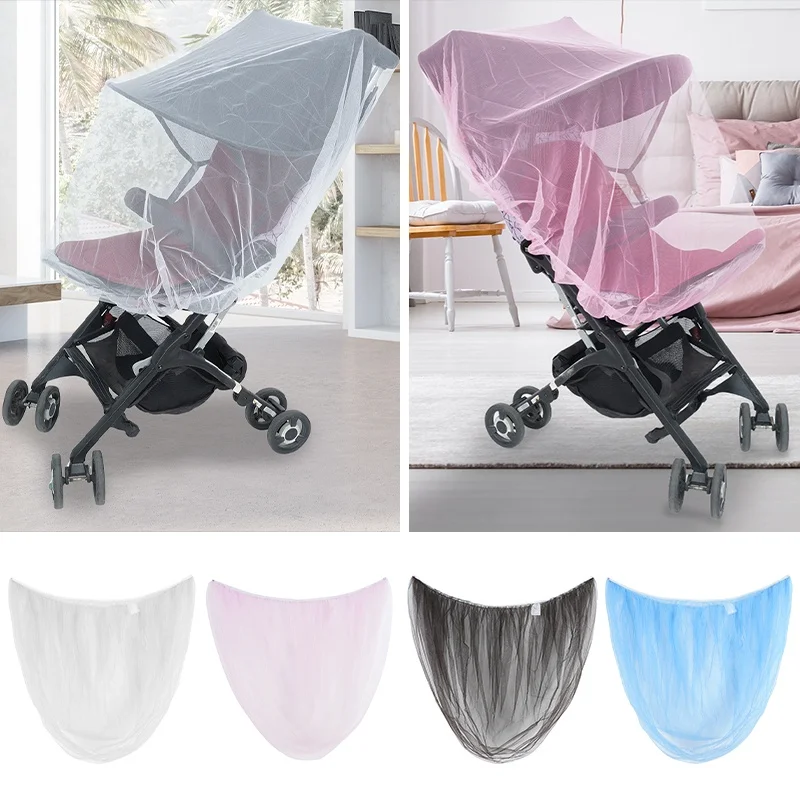 baby stroller accessories bag Baby Stroller Pushchair Mosquito Insect Shield Net Safe Infants Protection Mesh Stroller Accessories Mosquito Net 150cm best travel stroller for baby and toddler	