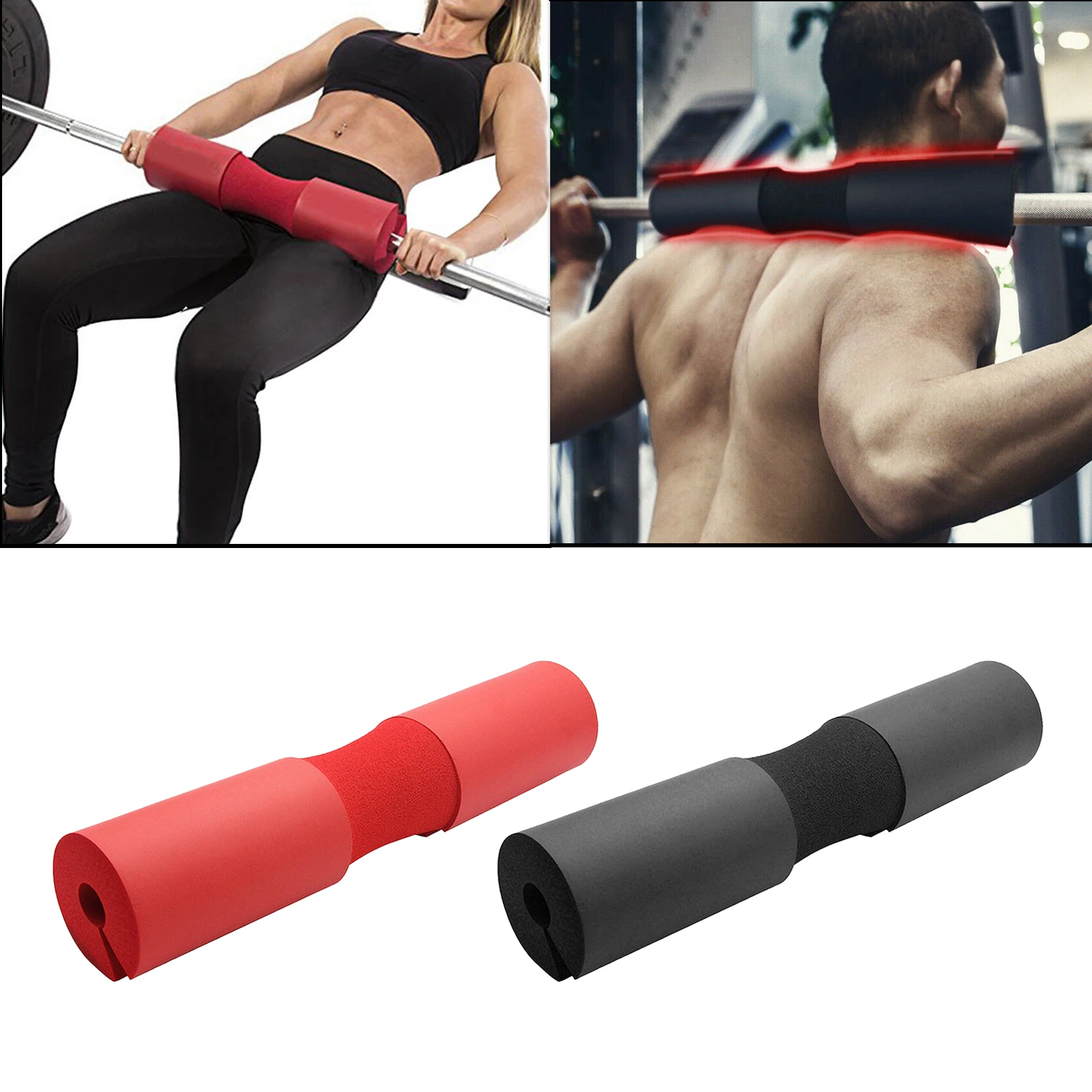 Barbell Squat Pad Squat Bar Pads Neck Shoulder Protection Pads Anti-slip Weight Lifting Fitmess Shoulder Cover Accessories