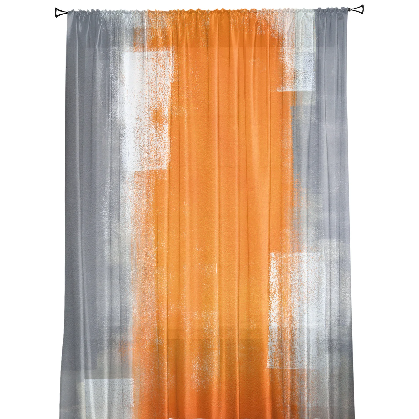 Cortinas de janela transparente femininas africanas, cortinas