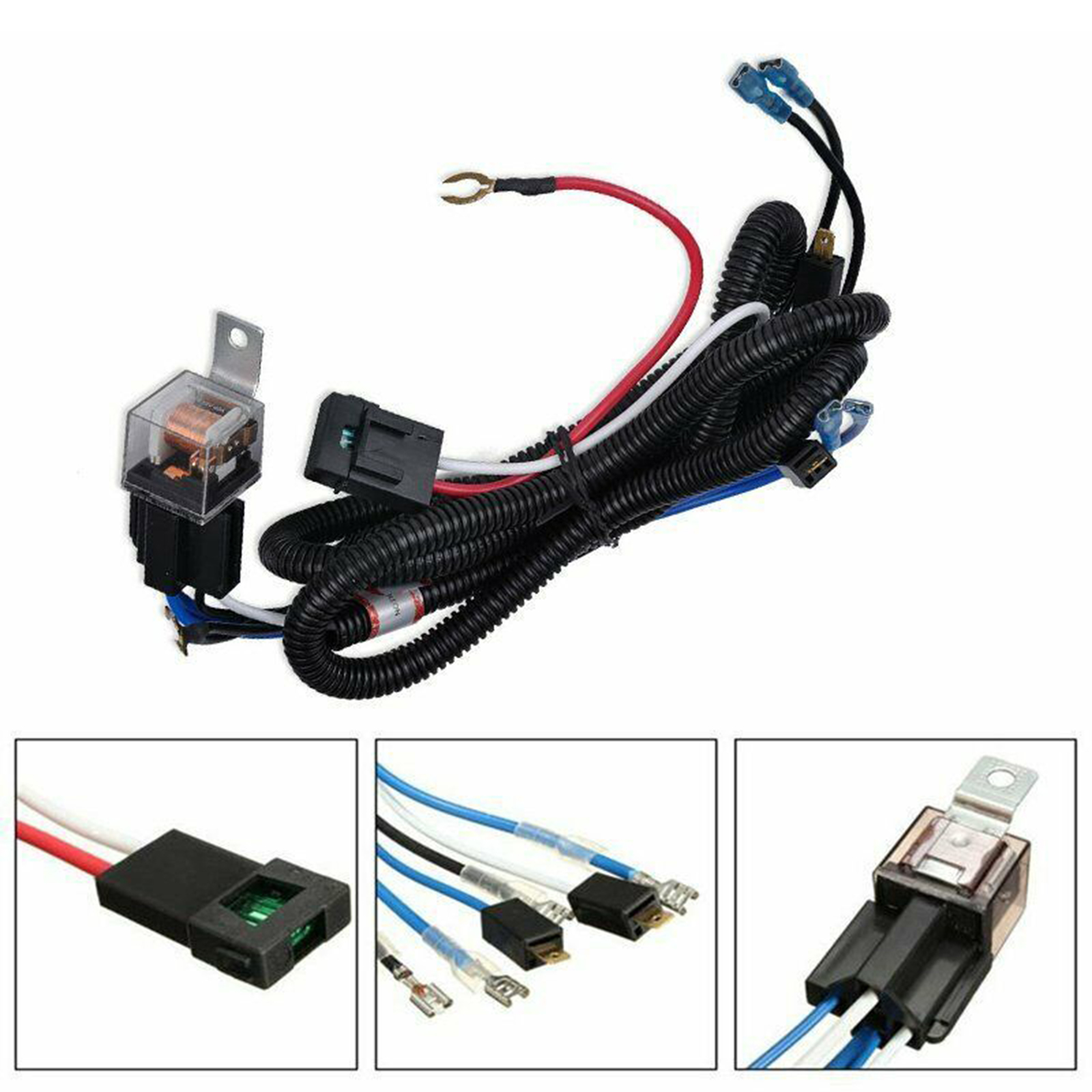 Horn Wiring Harness Relay Kit For Car Truck Grille Mount Blast Tone Horns Spare Parts