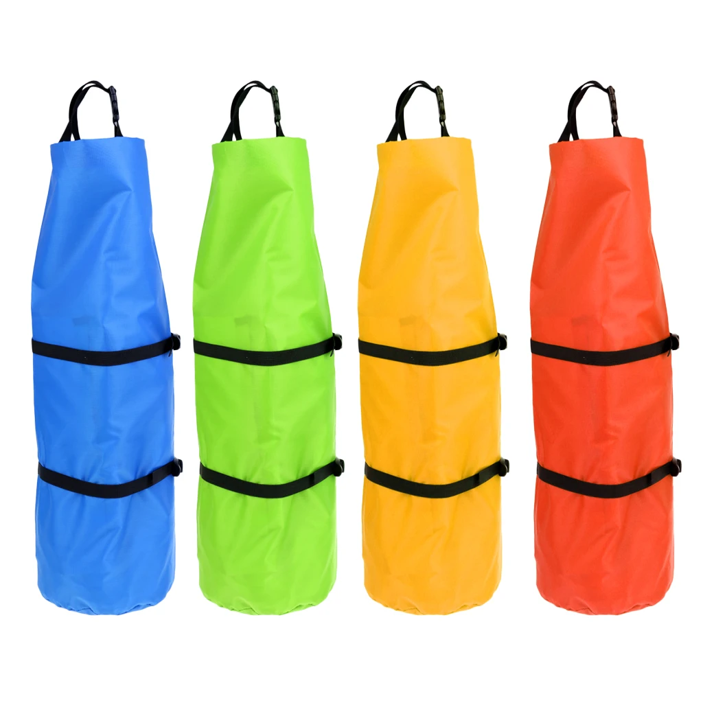 Waterproof Adjustable Tent Compression Duffel Bag For Camping Outdoor Yellow 