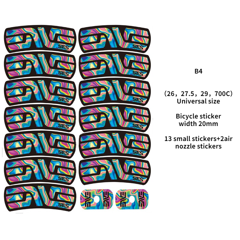 Vesvory Lot De 21 Autocollants Réfléchissants Imperméables Pour Voiture