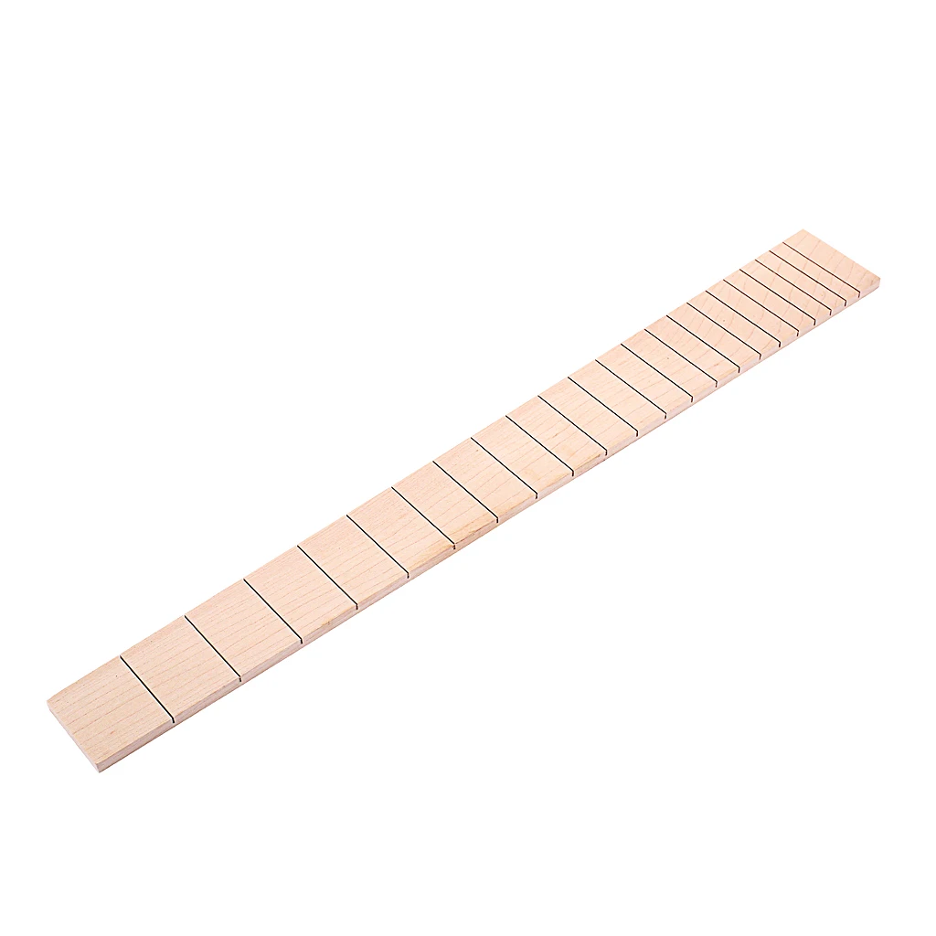 Maple Wood 22 Frets Electric Guitars Fingerboard DIY, Without Fretwires