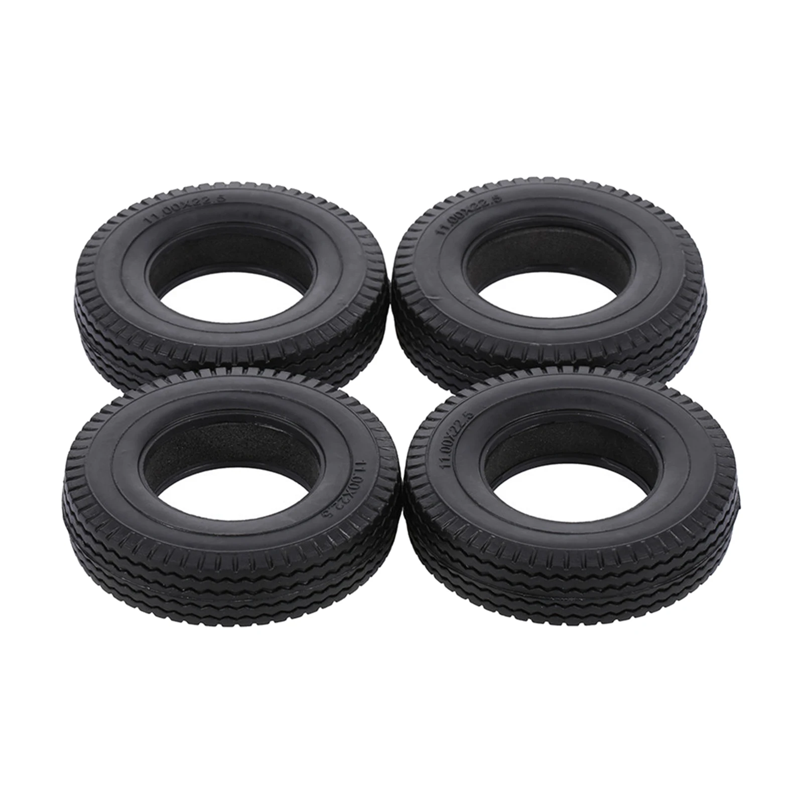 Hard Rubber Tires 20 mm TYPE 4pcs for Tamiya 1/14 Scale Tractor Camion RC Car Hot 