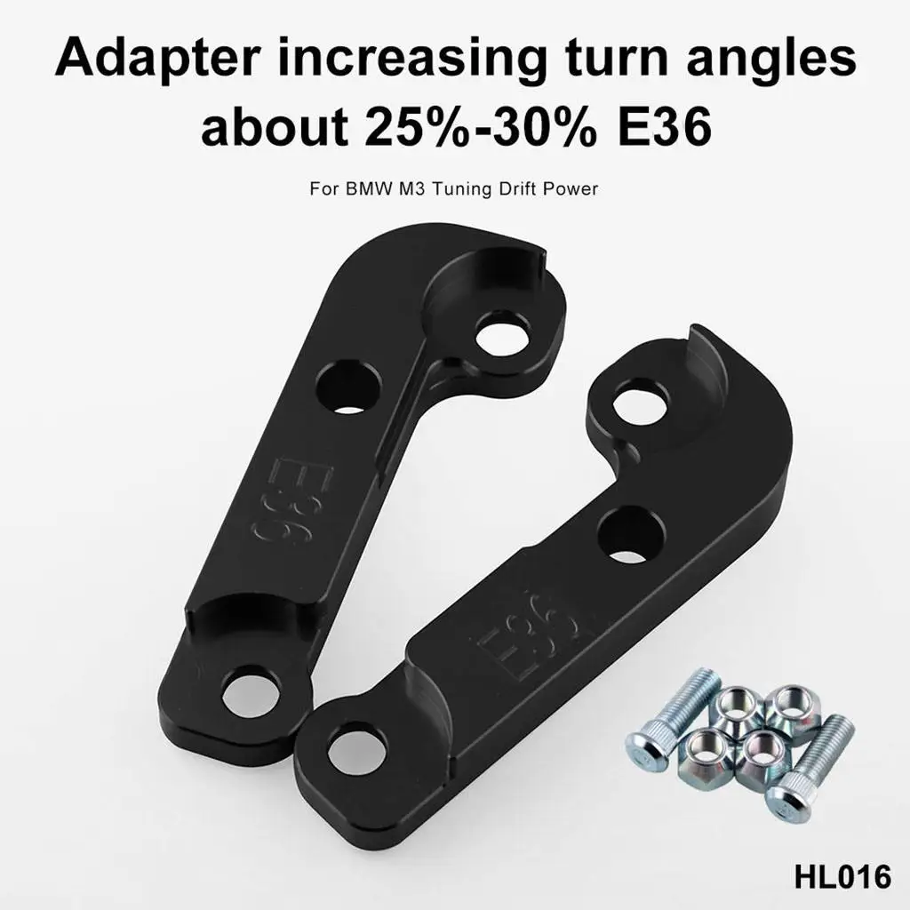 2 x Durable Tuning  Adapter Increasing Wheel Turn Angle 25%