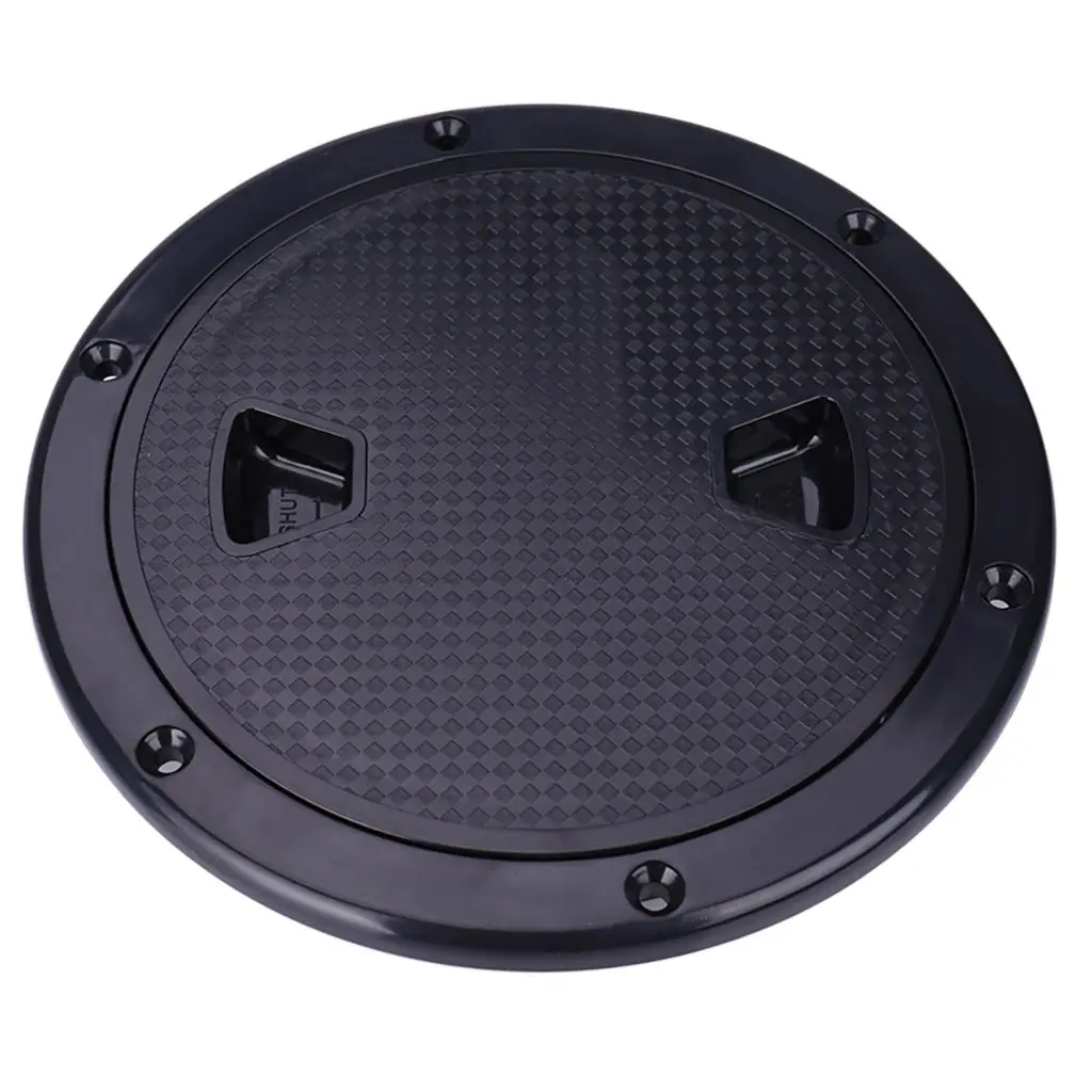 4inch Non-Slip Deck Plate Access Boat Inspection Hatch Cover, for Marine Boating/ Water Sport- Corrosion/UV Resistant