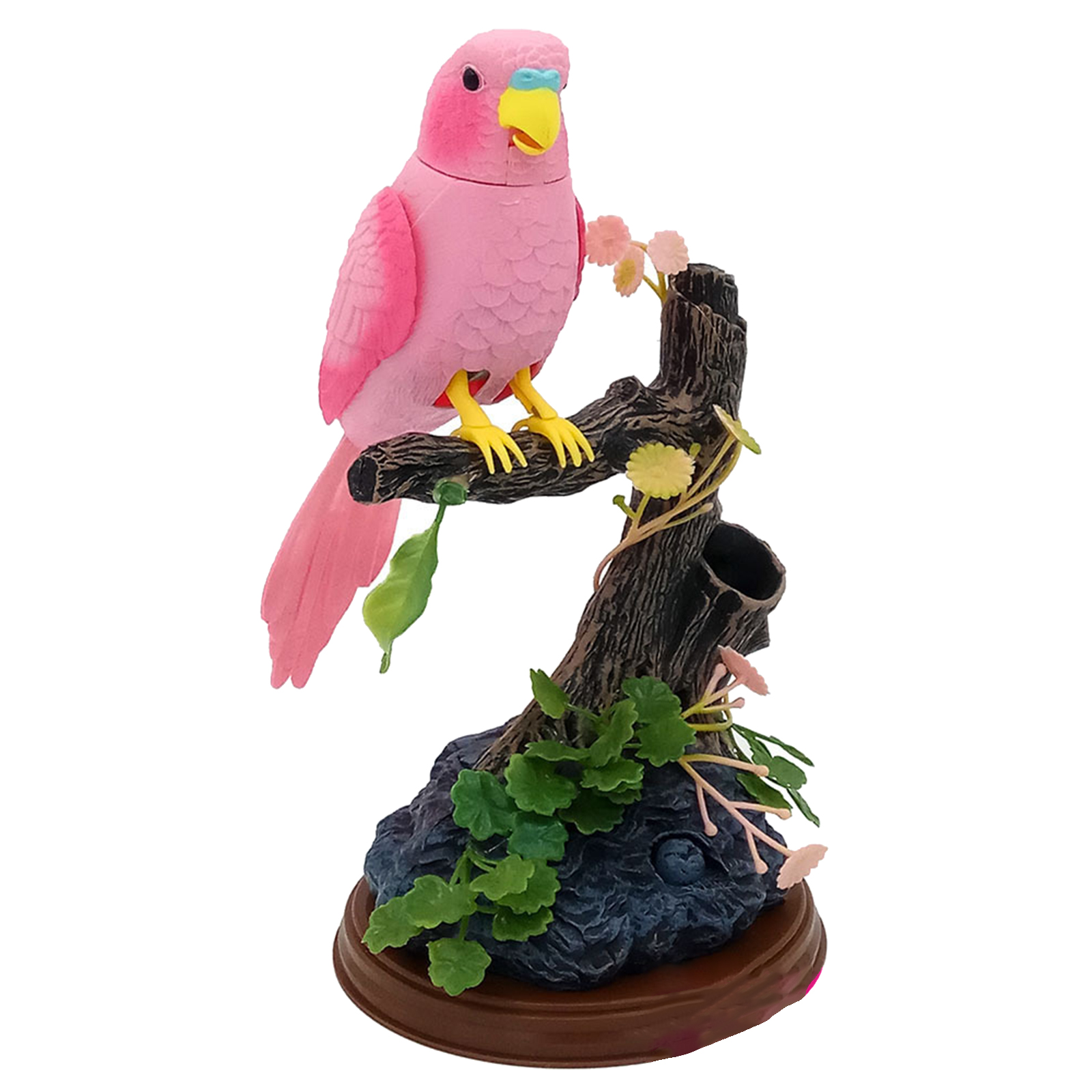 Stimulation Recording Singing Chirping Birds Toys Voice Controlled Electronic Animal Pets Office Desk Ornament