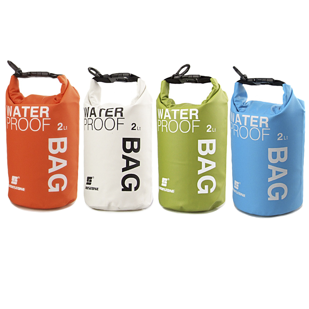 Waterproof Dry Sack Bag Pouch for Camping Boating Rafting Canoeing Hiking 2L/5L