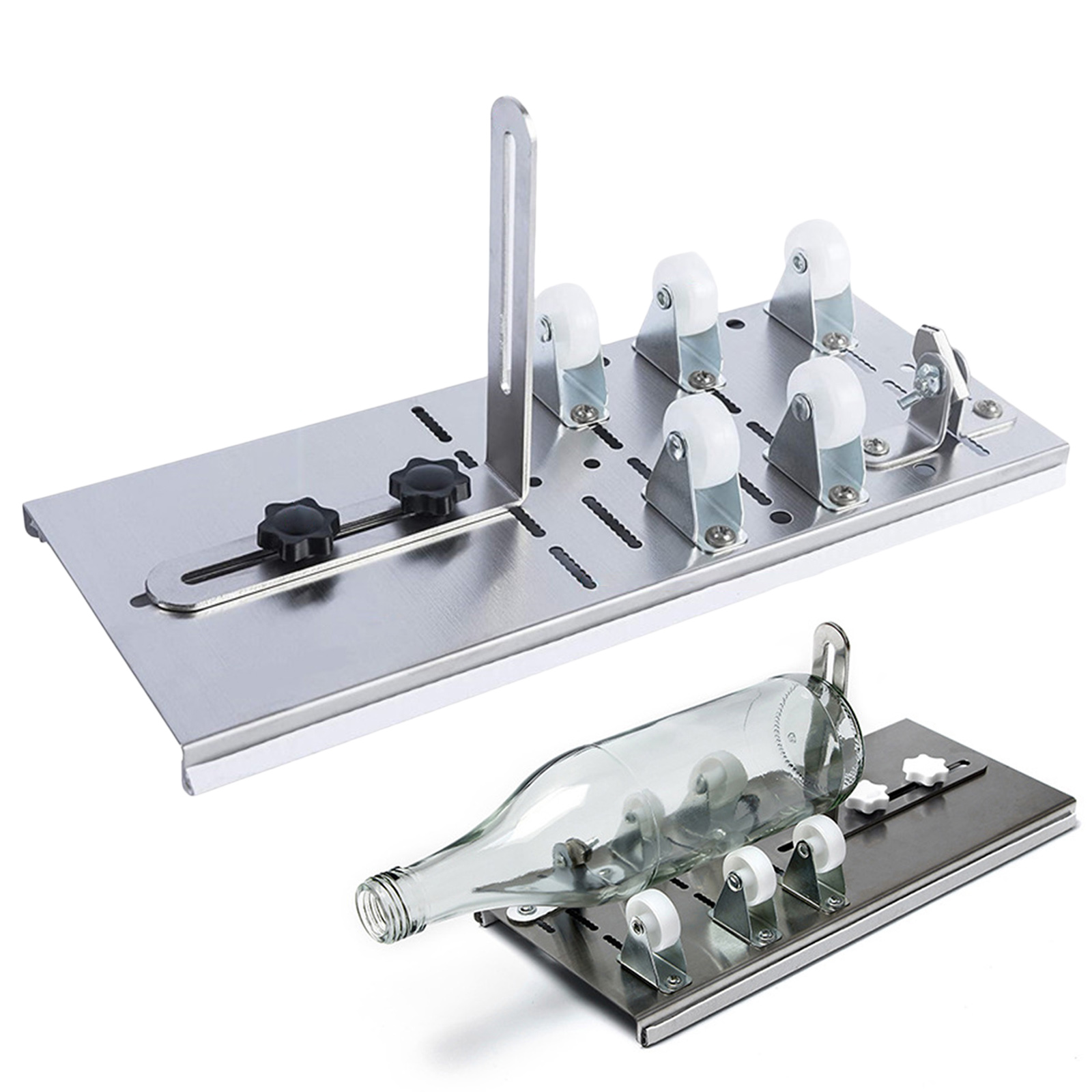 Stainless Steel Glass Bottle Cutter Safety for Wine Beer Champagne Glass Cutting Tool Christmas DIY Projects Decors