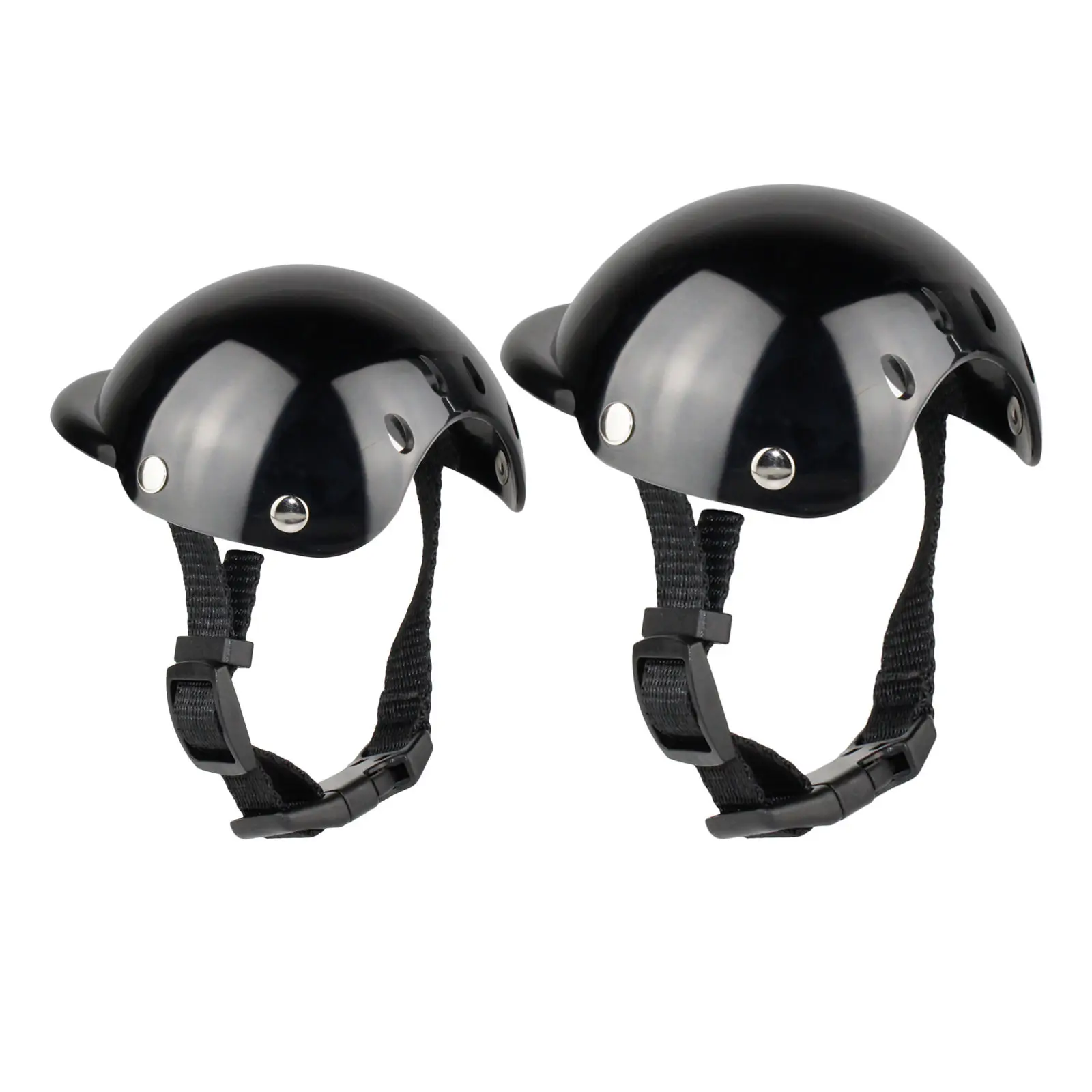 Pet Helmet Sun Rain Protection S-M Size Safety Motorcycle Hat Pet Hat for Walking