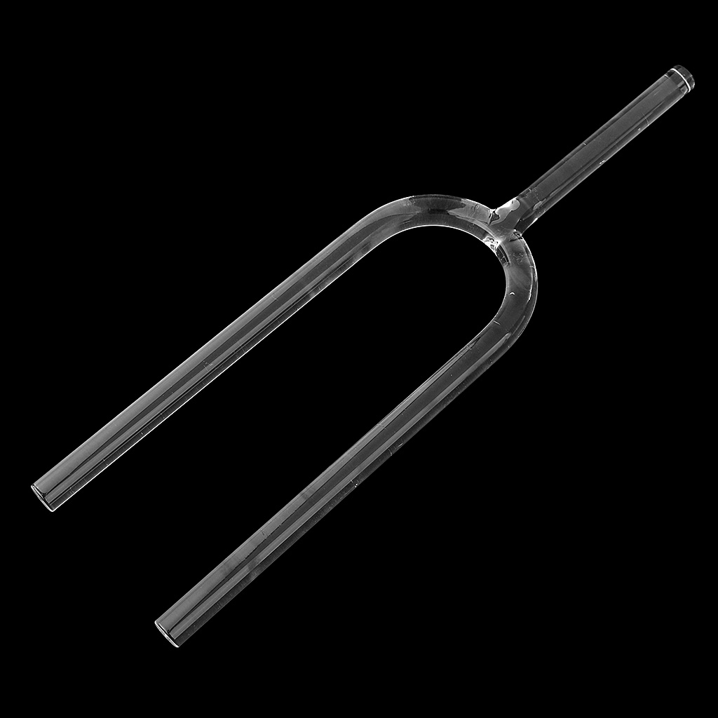 Tuning Fork Singing Bowl 10mm Diameter Quartz Crystal Glass for Meditation