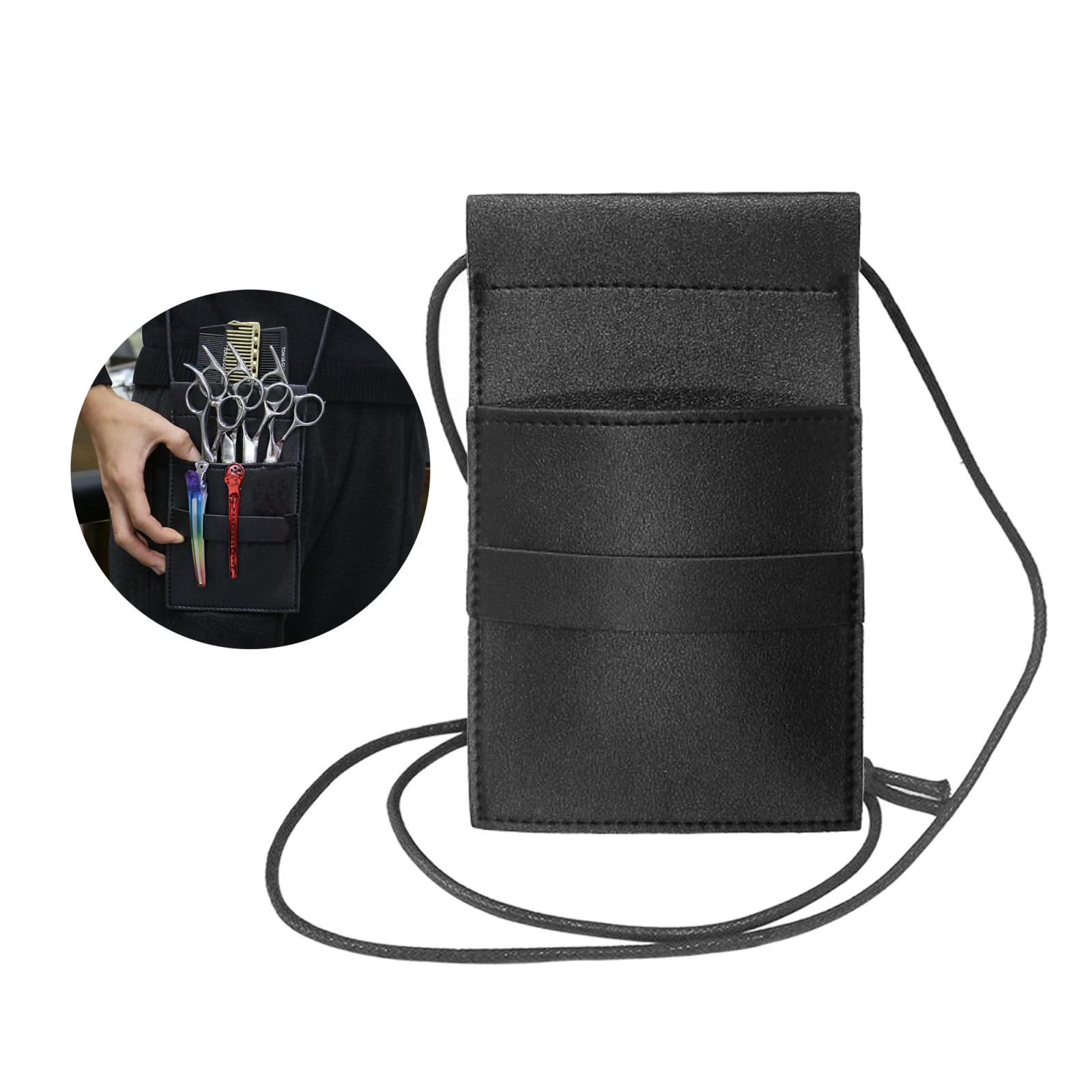 Salon Barber Scissors Hairdressing Waist Bag Shears Brushes Tools Storage