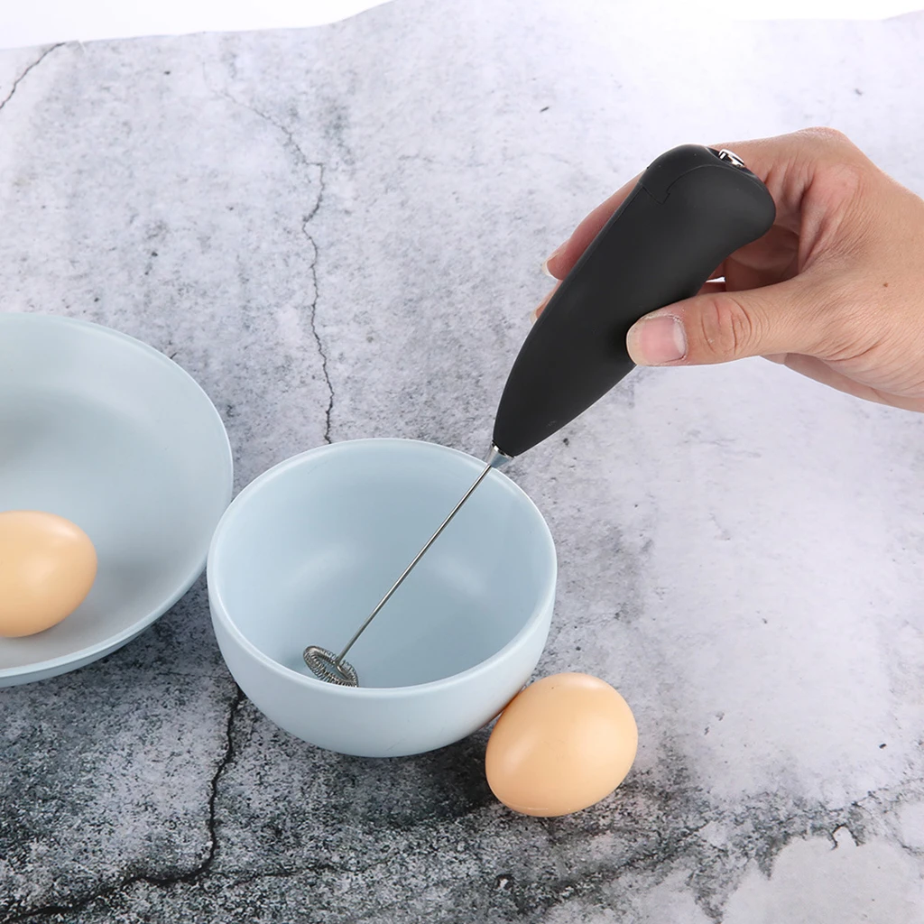 Lightweight Portable Electric Mini Egg Beater Coffee Frother Foamer Whisk Blender Handheld Kitchen Stirring Tool