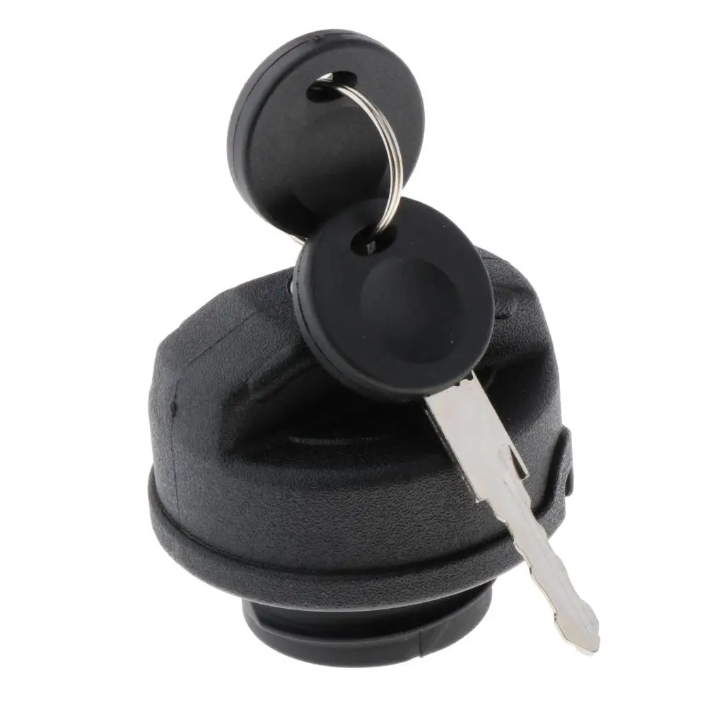 65mm Plastic Car Locking Fuel Cap w/ Keys Car Accessories Black suits for VW