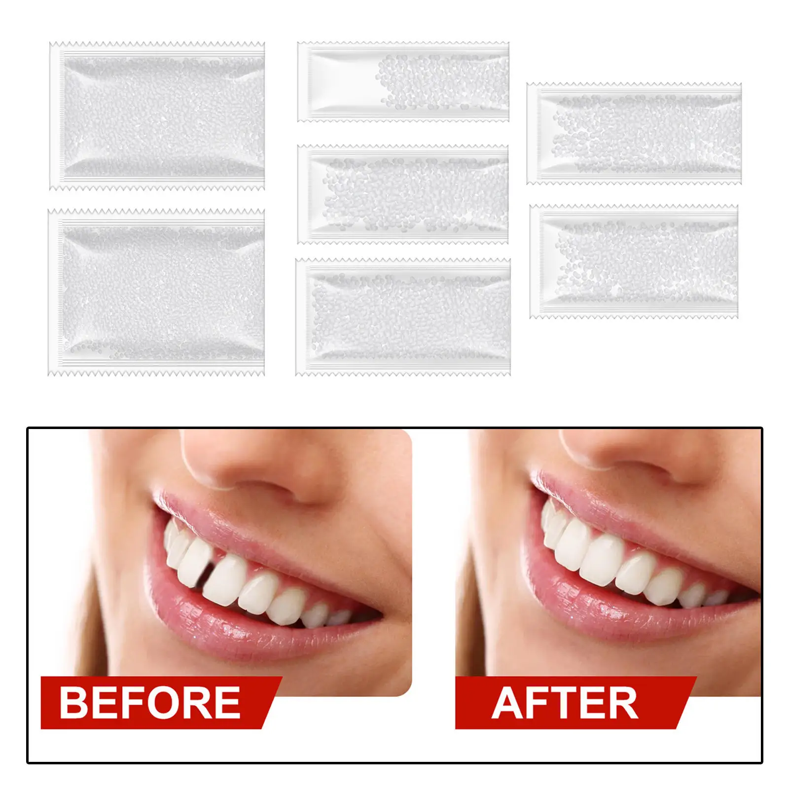 DIY Instant Fit Tooth Filling Thermal Beads Temporary Teeth Repair Moldable For You Snap on Instant