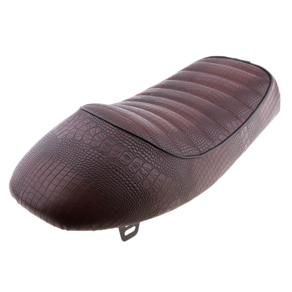 Vintage Cafe Racer Seat  Saddle Kit for Honda Suzuki Motorcycles