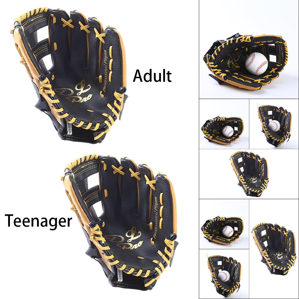 Baseball Glove Mitt Comfortable Soft for Left Hand Teeball Training Ready to Play Sports Outfield Adult Teens