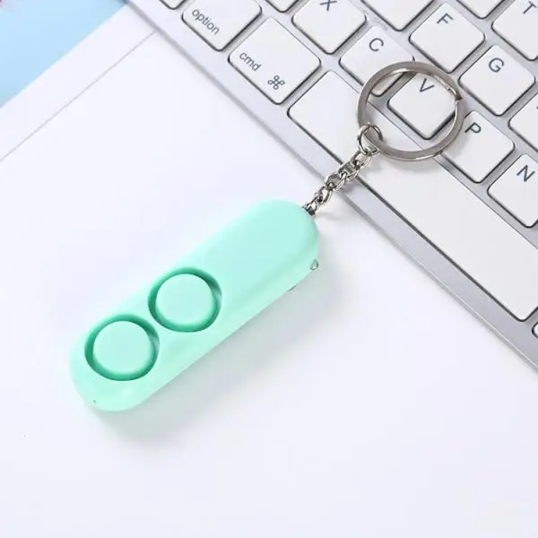 Personal Alarm 120dB Keychain with LED SOS for Women Girls Kids Elderly