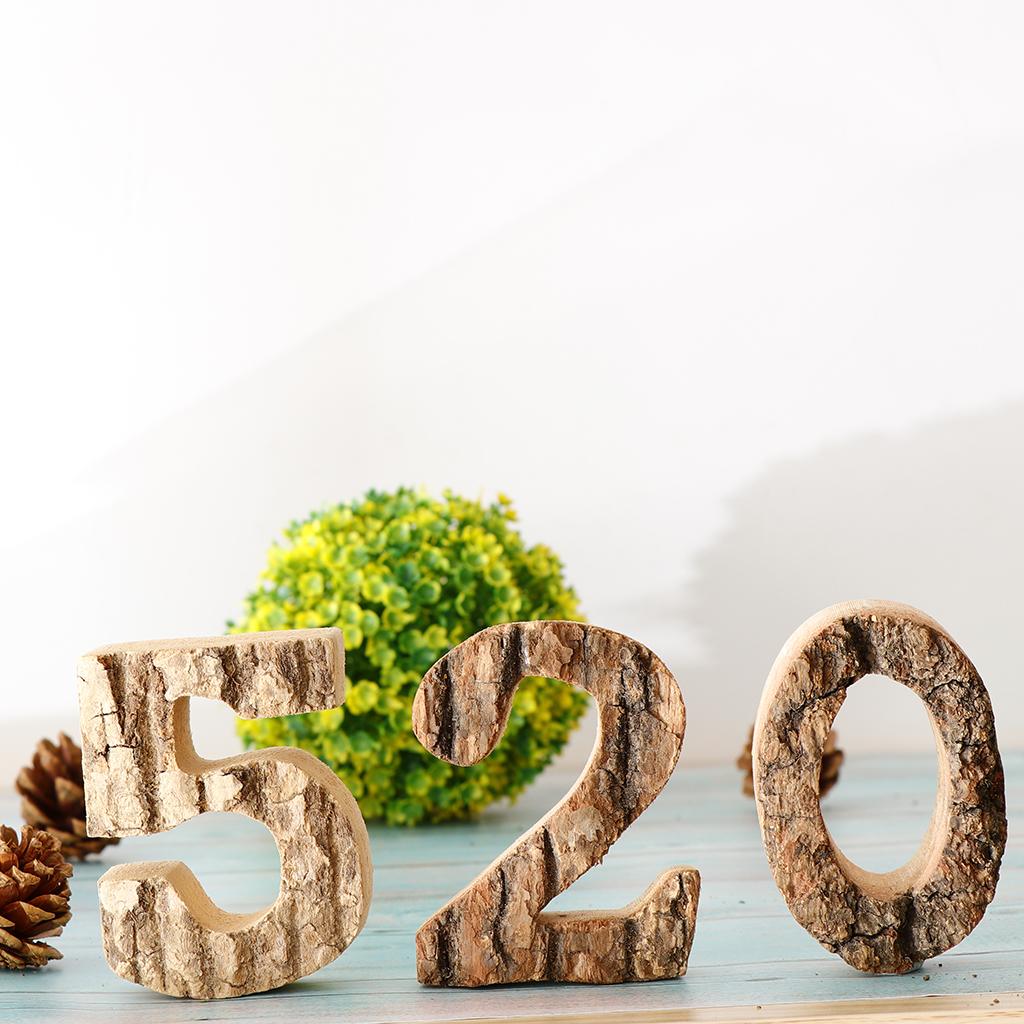 Door Address Love Number Sign 5 2 0 for House Room Office Street Numbers Wedding Party Decoration DIY