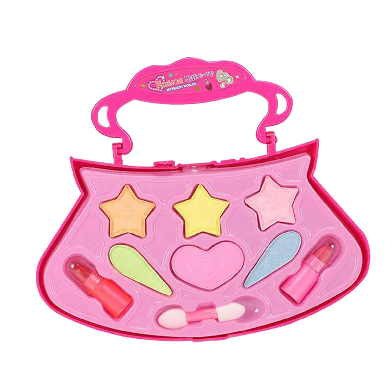 Makeup Toy Princess Set Kids Girls Kids Cosmetology Cosmetic Kit Handbag Pretend Play Make Up Toys For Children Girls Toy