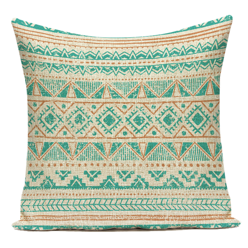 Bohemian Geometry Dekorative Kissen Fall Polyester Sofa Hause Geometrische Kissenbezug für Sofa Hause Wohnzimmer – Detail 3