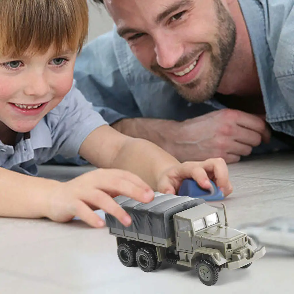 M35  Truck Model Display Mini Assembly for Toddlers Girls Children