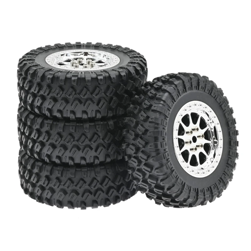 4PCS 1:12 On Road RC Car Racing Rubber Wheels Tyres Tires For D90 MN90 MN91 