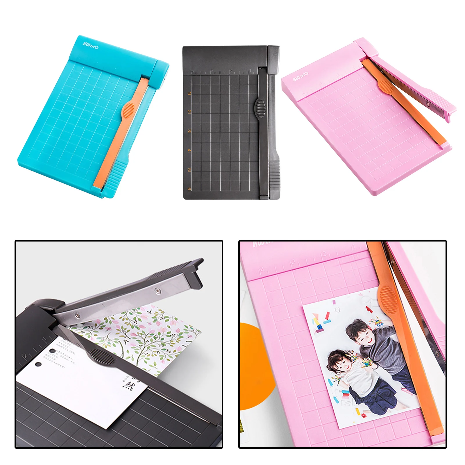 Portable Precision 6inch Paper Trimmer Cutting Board Guillotine Photo Cutter Photo Coupon Laminated Paper Craft Project Office