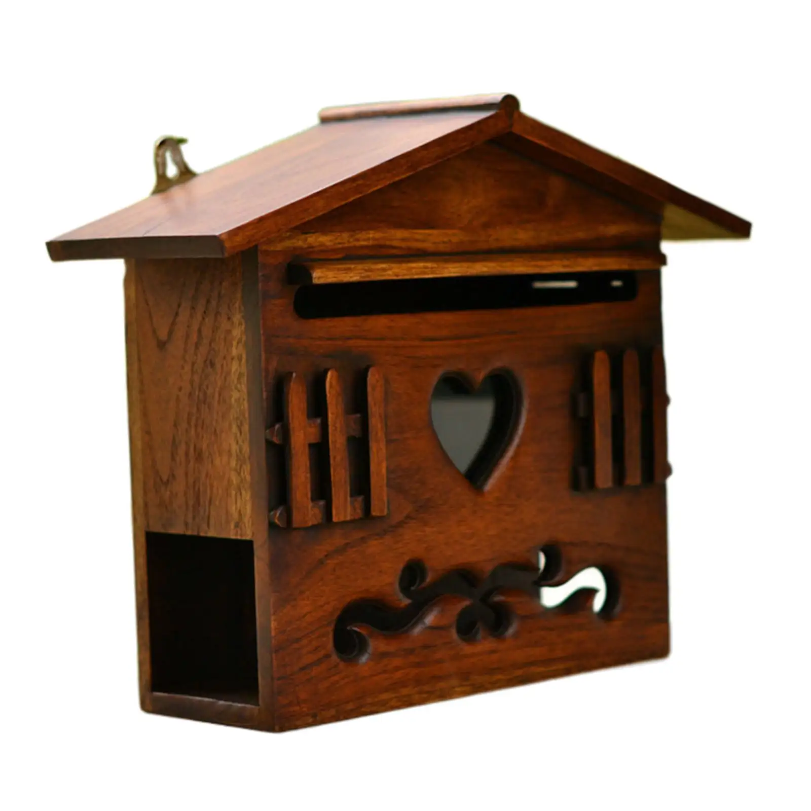 Locking Mailbox Rural Holds Documents Bills Letters Keys Mail Organizer for Home Office Hallway