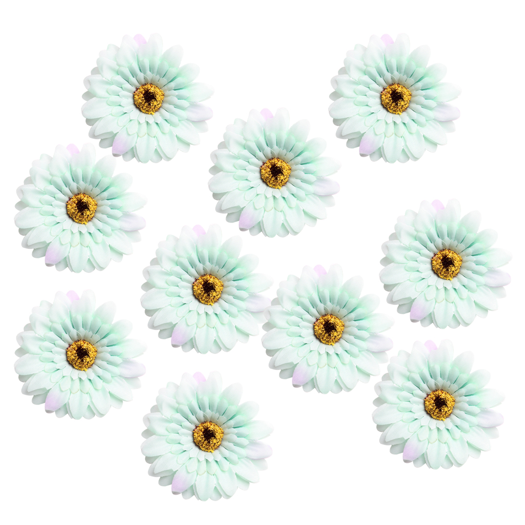 10pcs Large Artificial Silk Daisy Flower Heads DIY Scrapbooking Flower Kiss Ball