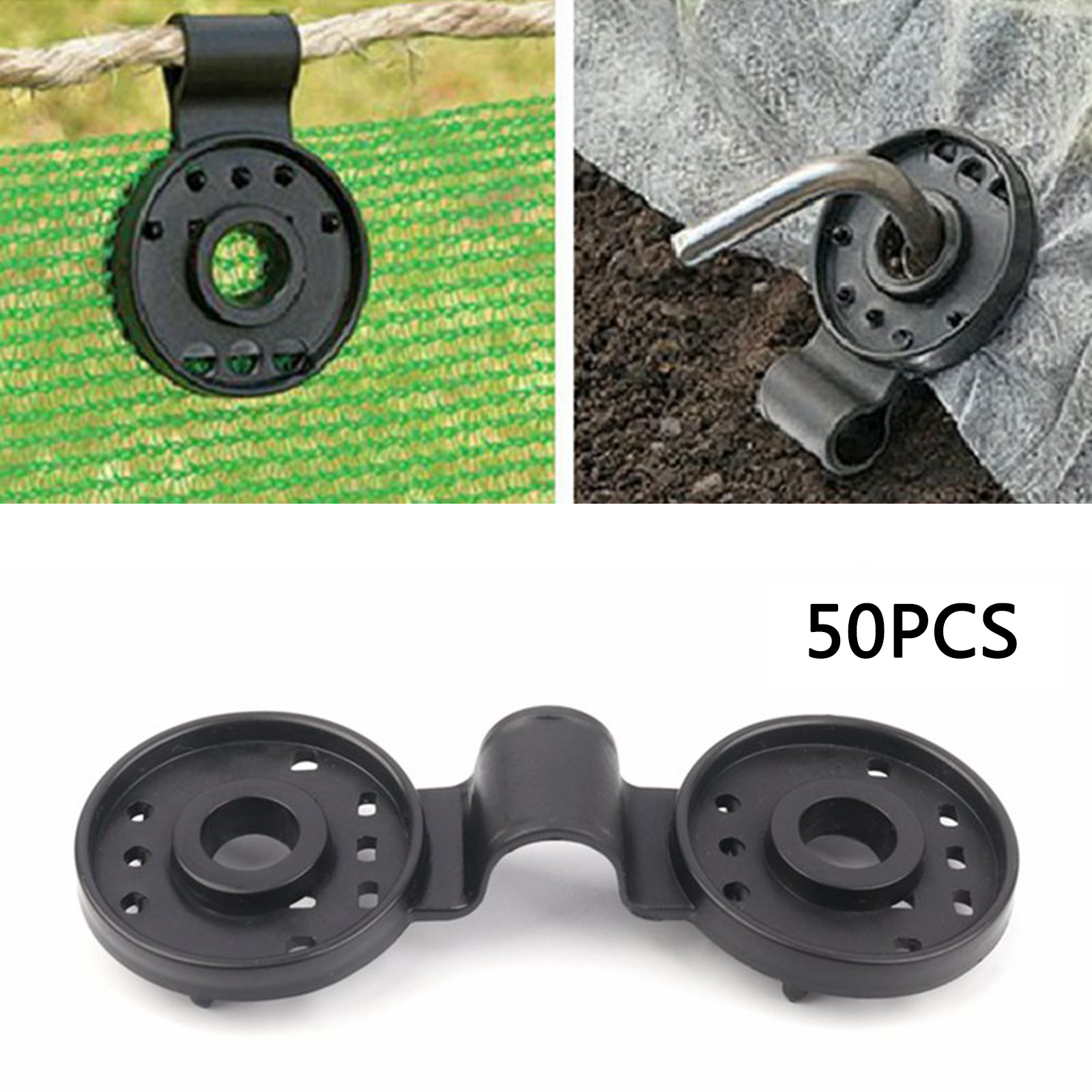 50Pcs DIY Tarp Clamp Awning Tent Canopy Snap Clip Canvas Anchor Gripper Caravan Jaw Grip Trap Tighten Tools