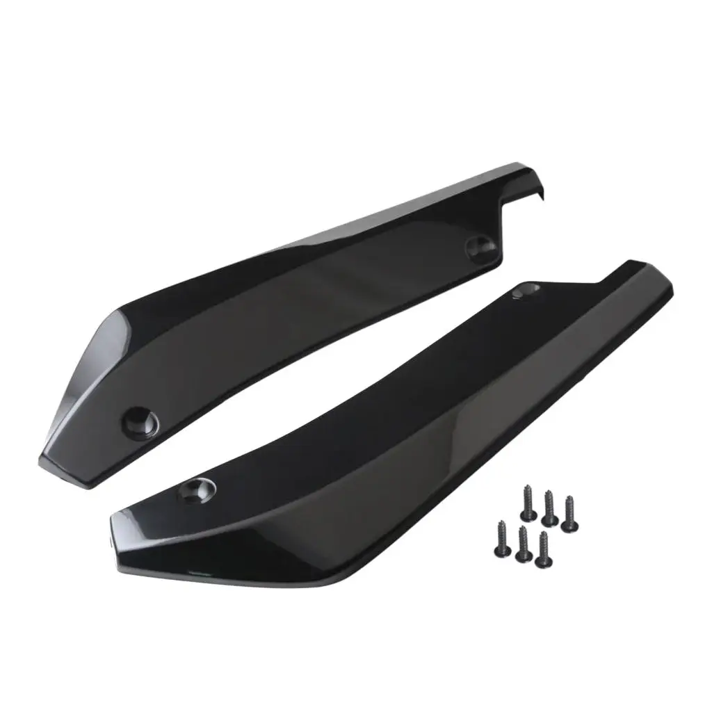 2 Pieces Universal Car Rear Bumper Lip Splitter  Spoiler Protector for cars, trucks, SUVs Auto Car Rear Bumper Lip Splitter