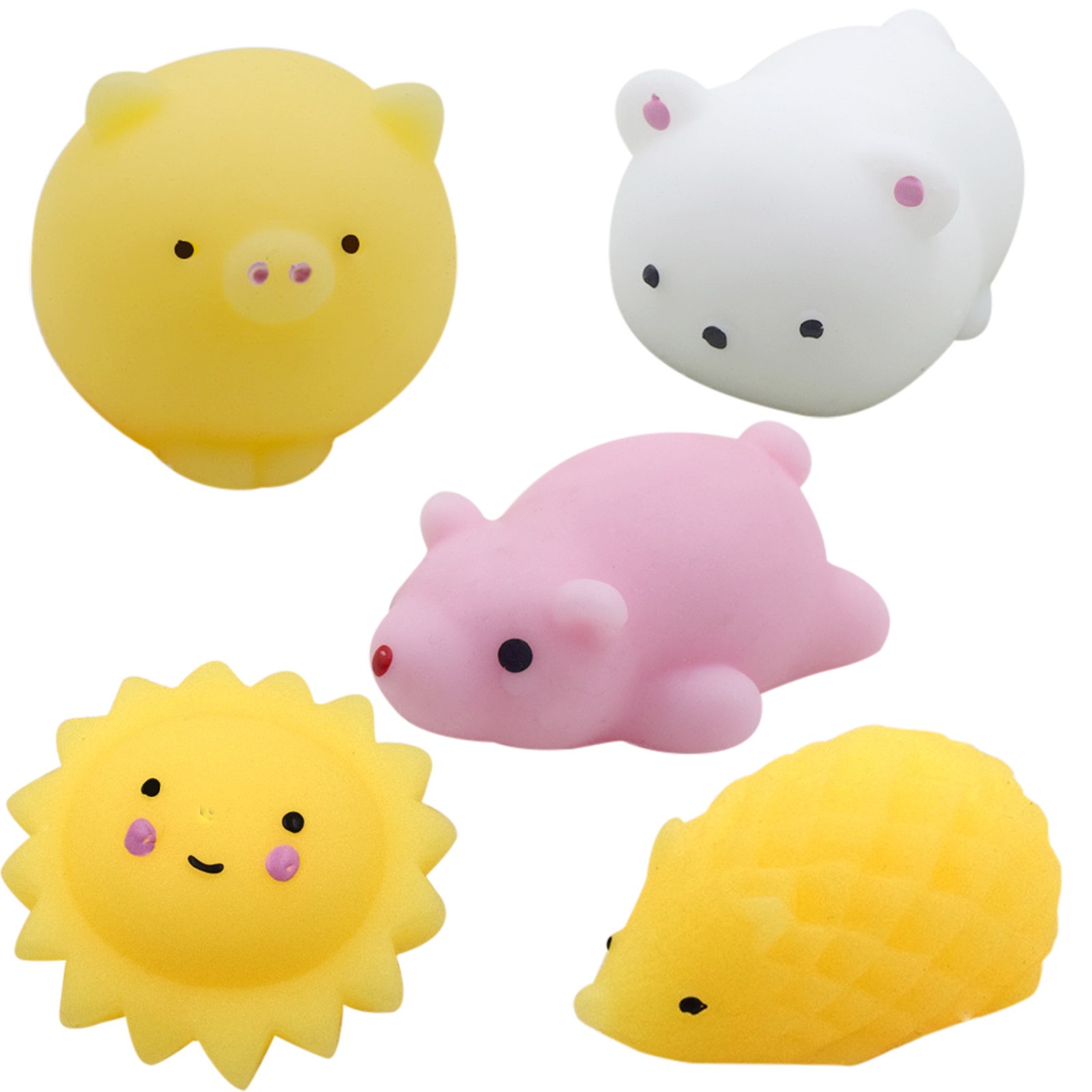 5PCS Sets Anti Stress Squishy Toys Slow 