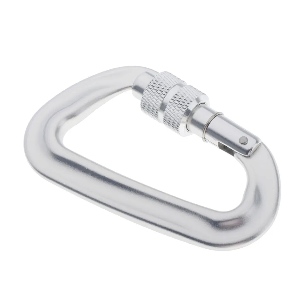 12KN/5KN Screw Lock Carabiner Durable Durable for Camping Hiking Traveling