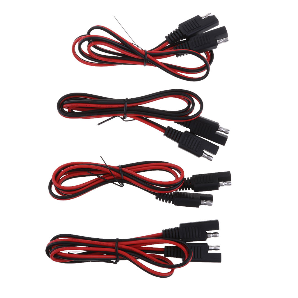 4x Auto Motorcycle Boat SAE To SAE Connector Quick Disconnect Wire Harness