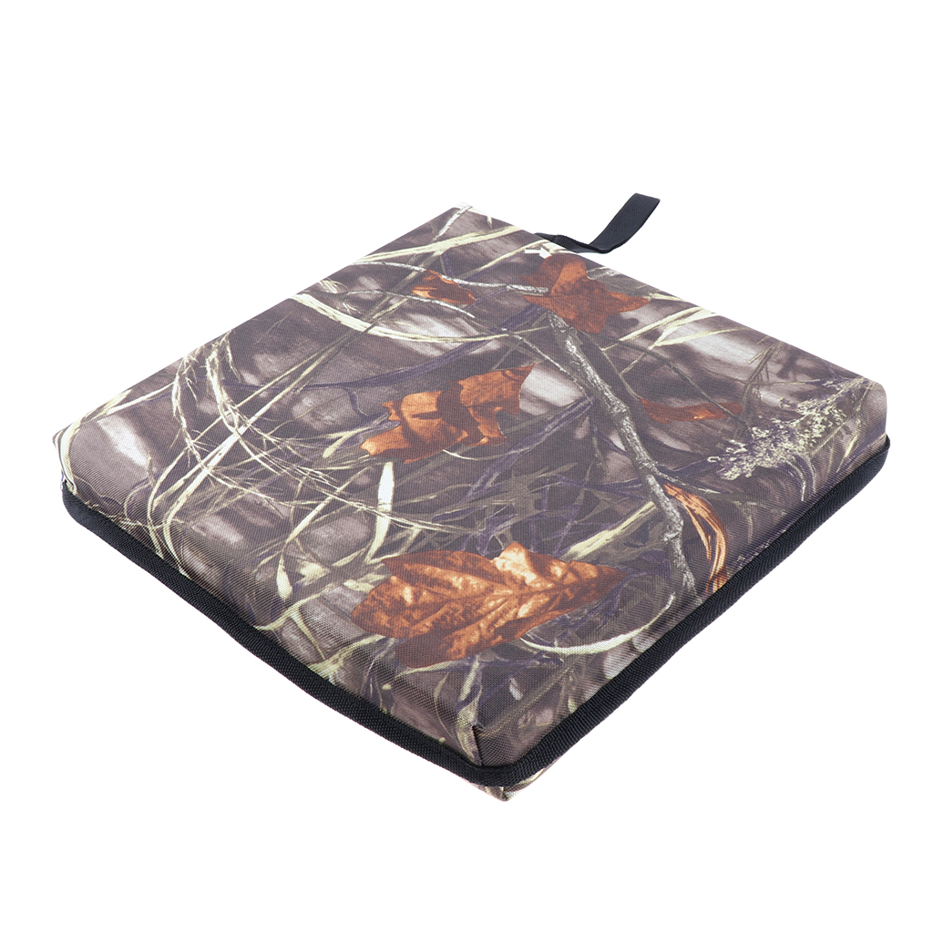 Portable Chair Seat Cushion Pad Outdoor Garden Camping Zipper Mat For Sitting Stool Beach Stadium