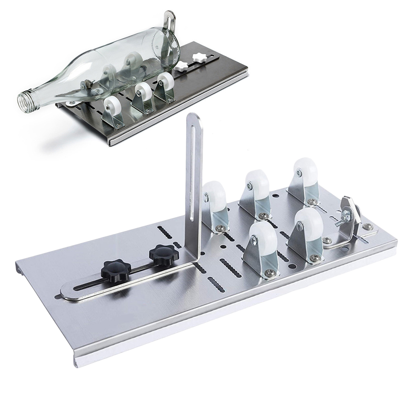 Stainless Steel Glass Bottle Cutter Safety for Wine Beer Champagne Glass Cutting Tool Christmas DIY Projects Decors