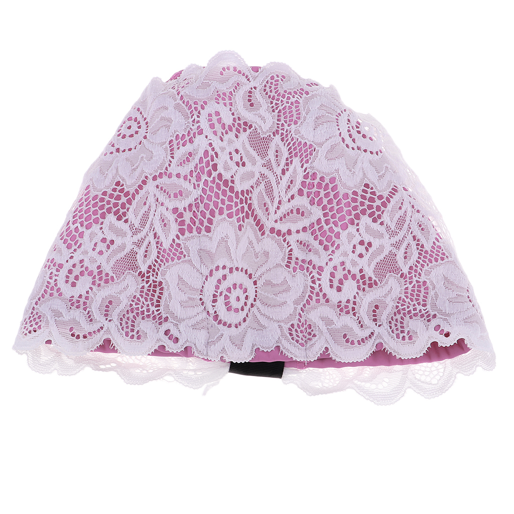 Women Swim Wear Water Pool Swimming Cap Water Proof Bathing Hats with Lace Pattern Water Sports Outfits