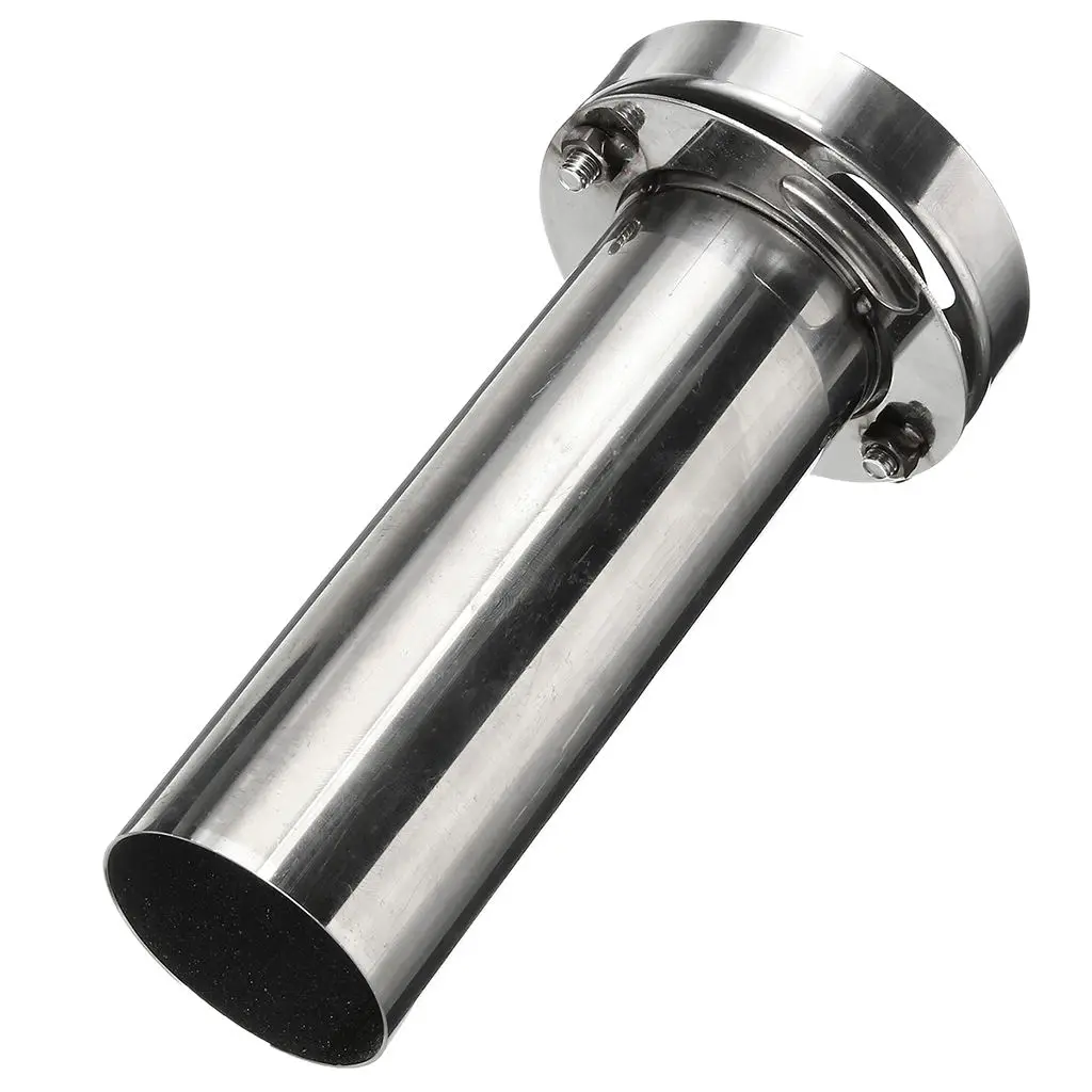 Stainless Steel Made Durable Universal Adjustable 3.5inch/4inch/4.5inch Round Exhaust Muffler Tip Removable Sound Silencer