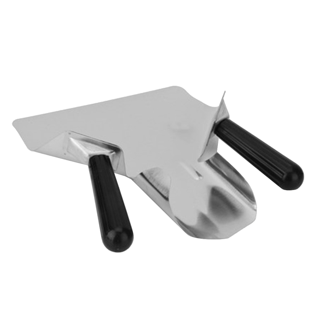 Stainless Steel Double Handle Commercial Fries Bagger Popcorn Ice Scoop